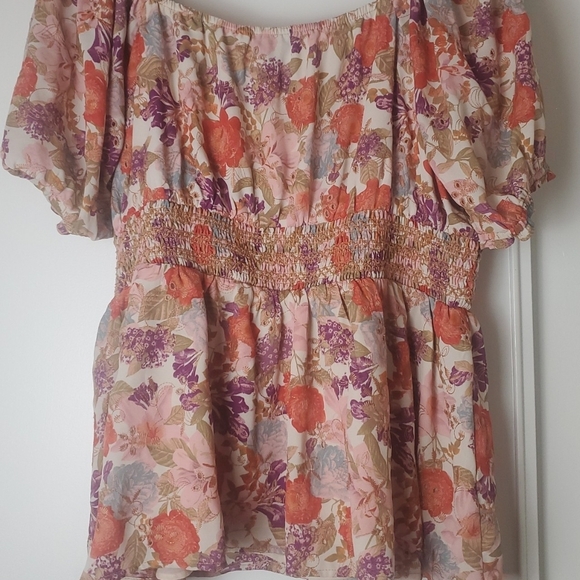 Torrid Multicolor Floral Blouse - Picture 11 of 11
